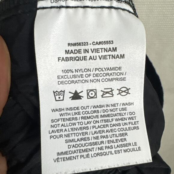 NIKE Sportswear Women's Medium Black Woven Nylon Essential Oversized Cargo Pants - Picture 11 of 15